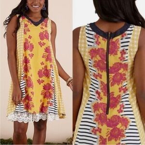 Matilda Jane women’s once upon a time dress golden key in size XL